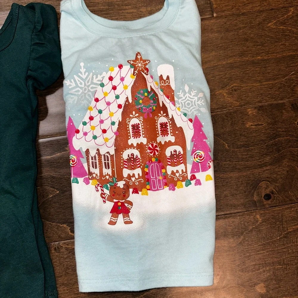 The Childrens Place Long Sleeve Tees Bundle Holiday Christmas Size 3T